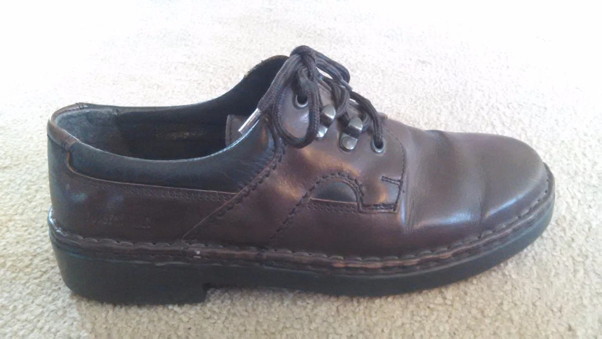 Josef Seibel Men s Brown Leather Lace up Casual Dress Shoes 6.5 39 Boys Youth
