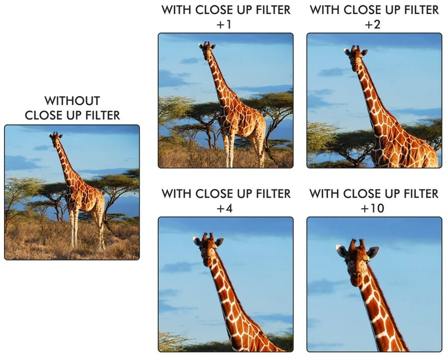 77mm Close up Macro Lens Kit & UV-CPL-FLD Filter Set For Nikon Coolpix P1100 - Image 3 of 4