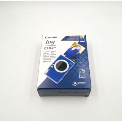 Canon IVY CLIQ+ Instant Camera Printer | Sapphire Blue **OPEN BOX**