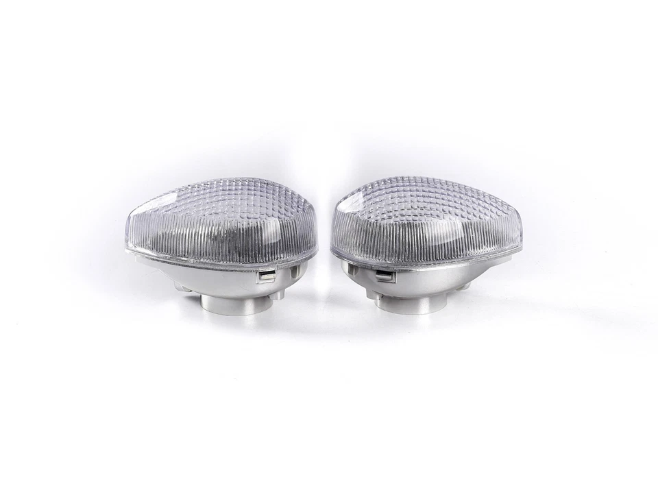 Lente transparente señales de giro delanteras para Yamaha R1, R6, R6S, FZ6, FZ1 Foto 4 de 4