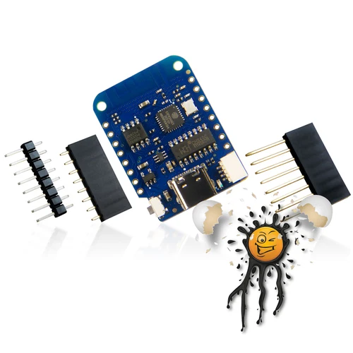 USB-C WeMos D1 mini Ver. 4 ESP8266 32Mbit ESPEasy Tasmota Entwickler Board CH340