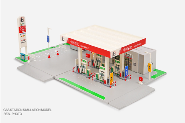 Siku 1 55 Scale Model Garage 3910 Shell Petrol Gas Station For