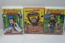 Curious George Dvd 3 pack (See pics and description for titles) Brand New sealed