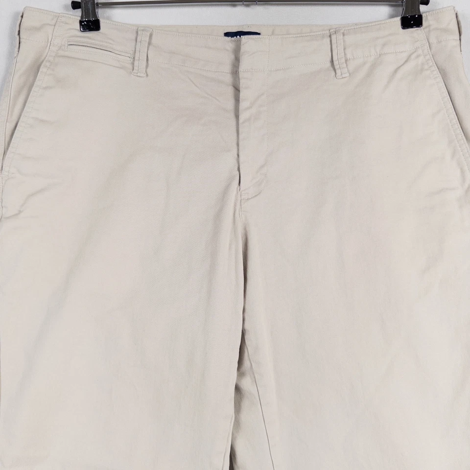 Lands' End Pants 16W Lot of 3 Beige Gray Blue Cropped Chino Stretch Casual * - Image 3 of 4