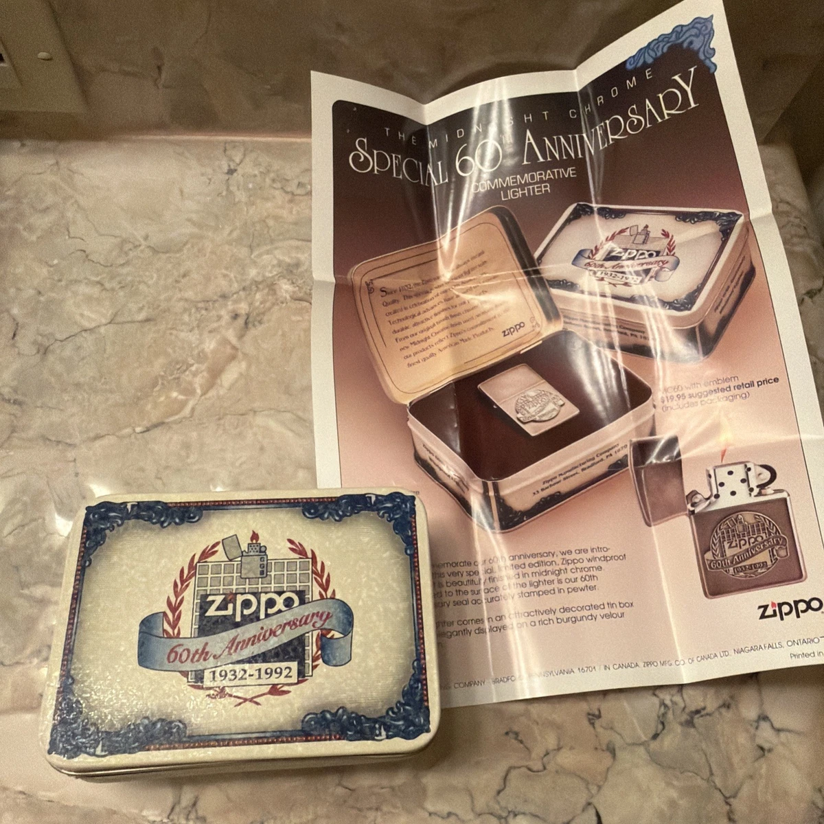 Zippo 60th Anniversary Lighter for sale | eBay