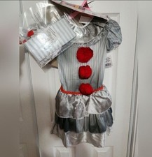 NWT New Kids Halloween Costume  "IT"  Clown  Pennywise  Size XL 14/16