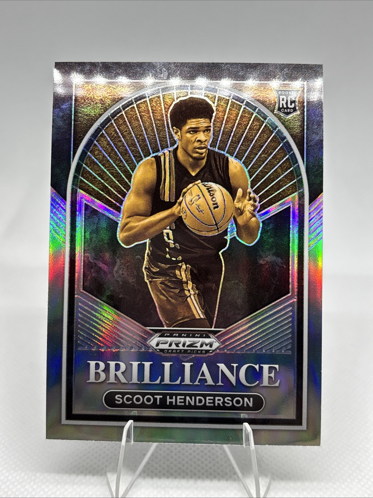 2023 Panini Prizm Draft Picks - Brilliance Silver Prizm #3 Scoot Henderson (RC)