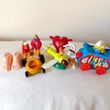 Junk Drawer Lot 80s 90s Vintage Happy Meal Toys Trinkets Collectibles