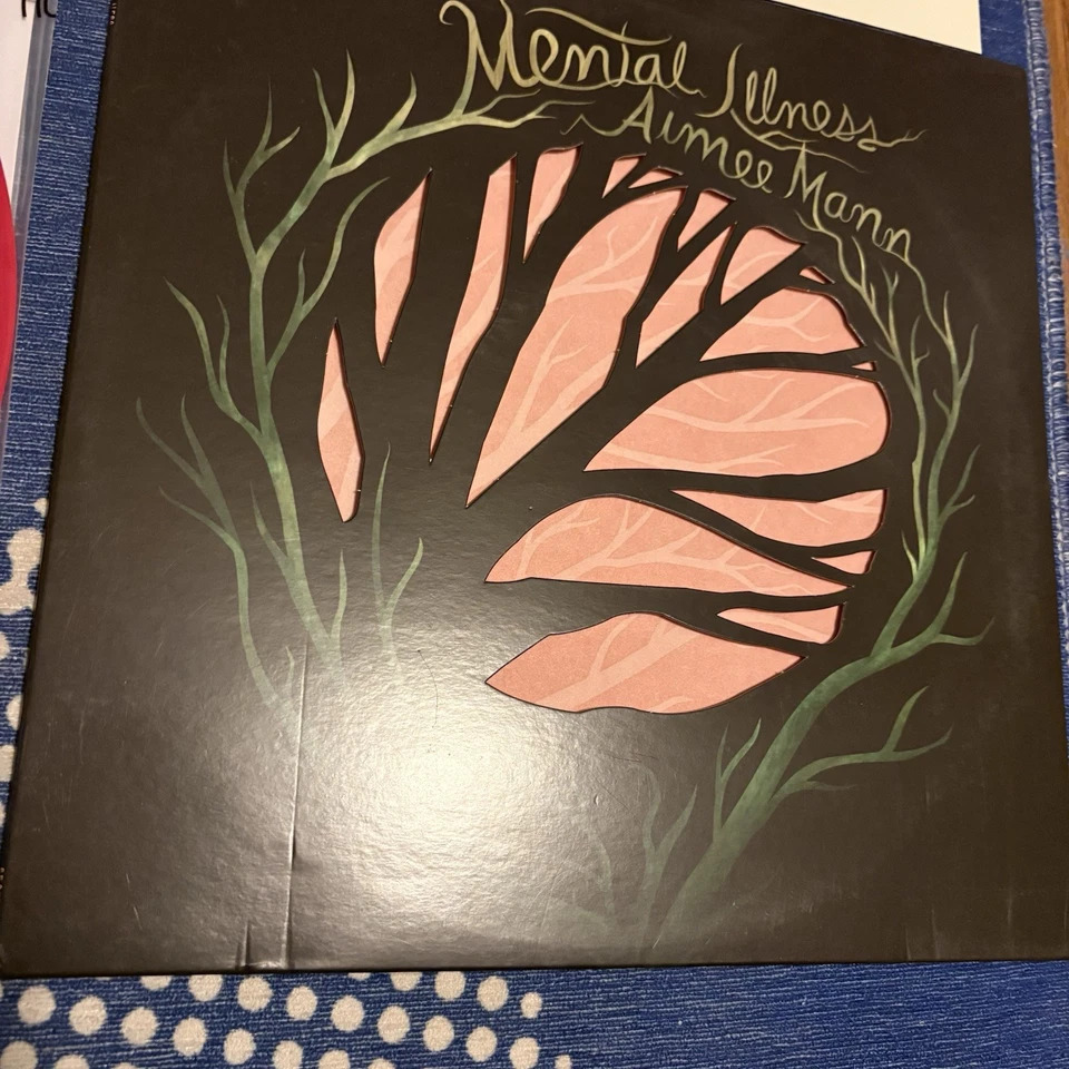 AS IS G+VG- Aimee Mann Mental Illness Pink Vinyl LP Record Indie Folk Rock Rare - Image 2 of 4