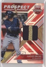 2018 Panini Elite Extra Edition Prospect Materials Red 8/49 Lucas Erceg hg6
