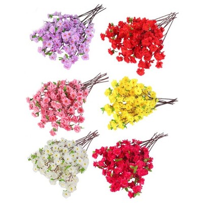 6 Farben Künstliche Blume Für Hochzeitsort Gefälschter Pfirsich Dauerhaft