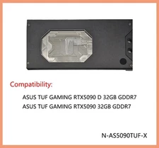 Granzon GPU Block Use for ASUS TUF GAMING GeForce RTX 5090 D 32GB Water Cooling
