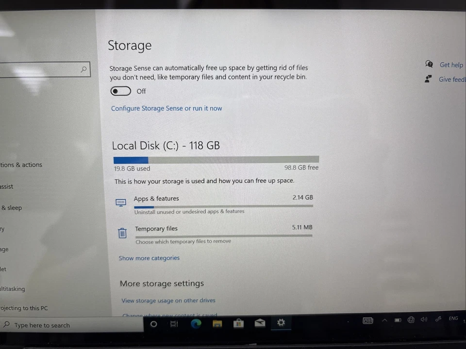 Dell Venue 11 Pro 7130 Tablet 10" Touch i5-4300y 4GB RAM 120GB SSD keyboard READ - Image 4 of 4