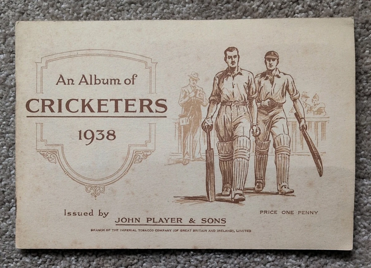 john player cigarette cards cricketers 1938 Sport: Cricket Collectable Player's Cigarette Cards (1918-1939) for sale