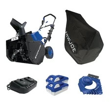 Snow Joe 48V Snow Blower Bundle W/ Cover & More! | 24V-X2-SB18-TV1 (Refurbished)