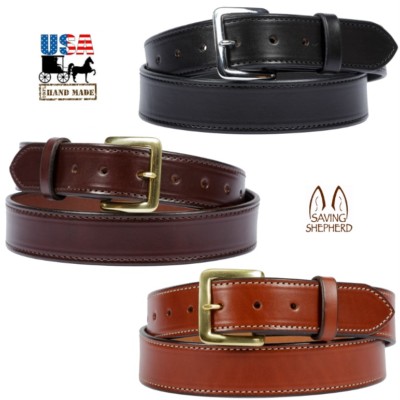 専用です。MATERIAL SLID BELT by BRIDLE LEATHE Bridle Leather Belt with Antique Silver Buckle - w.kleinberg