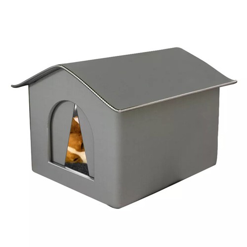 Outdoor Cat House Dog Shelter Insulated Weatherproof Pet Home - Picture 7 of 12