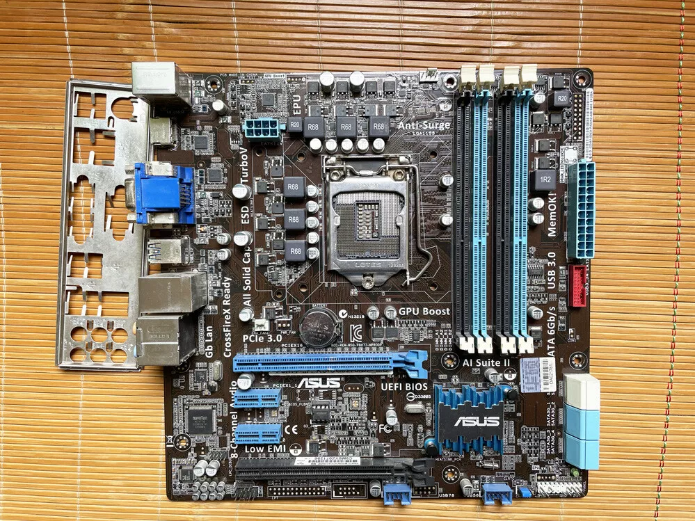 Asus P8H77-M PRO/CG8270/DP_MB Intel H77 1155 Desktop System Motherboard