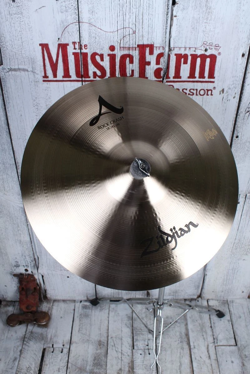 Zildjian A0252 A Series 18 Inch Rock Crash Drum Cymbal Traditional Medium Heavy