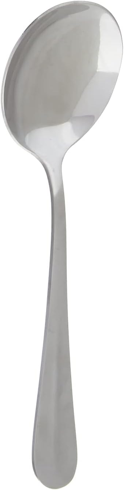 12-Piece Lafayette Bouillon Spoon Set, 18-0 Stainless Steel, Silver