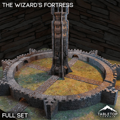 The Wizard's Fortress - Fantasy LOTR Middle Earth Compatible
