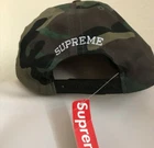 Casquette 5 panneaux SS16 Supreme Way Back Woodland Camo