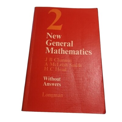 Neu General Mathematics 2 Channon 1982 Taschenbuch Buch