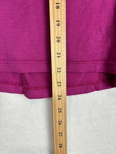 Macpac Womens Merino Wool Top Long Sleeve Zip Pink Jacket Size S - Picture 4 of 11