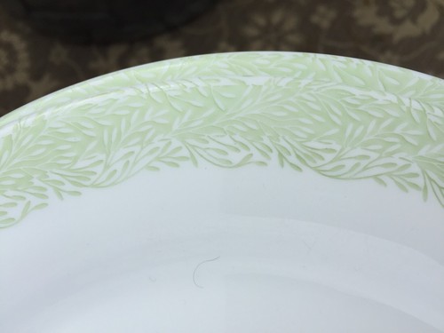 8 Martha Stewart Everyday France Dinner Plates 10.5 ” NICE Green Leaves - Picture 7 of 7