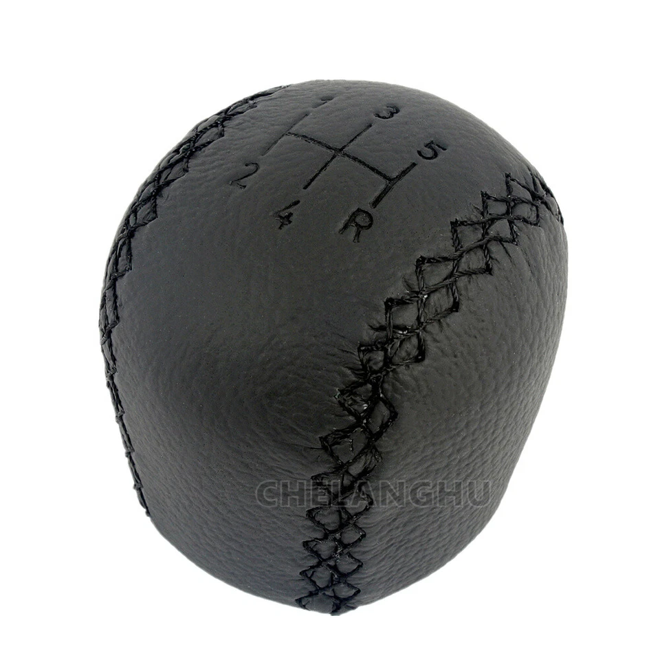 For Saab 95 9-5 1998-2011 5 speed Leather Gear stick shift knob 4777074 - Image 4 of 4