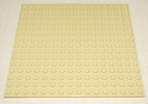 LEGO NEW 16 X 16 DOT 5 X 5 INCH TAN BASEPLATE PLATFORM PLATE PIECE  - 第 1/1 張圖片