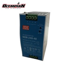 MeanWell NDR-240-48 48V 5 Amp 240 Watt Industrial DIN Rail Power Supply