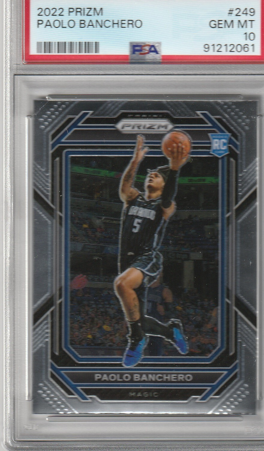 NBA panini Paolo Banchero RC Optic prizm
