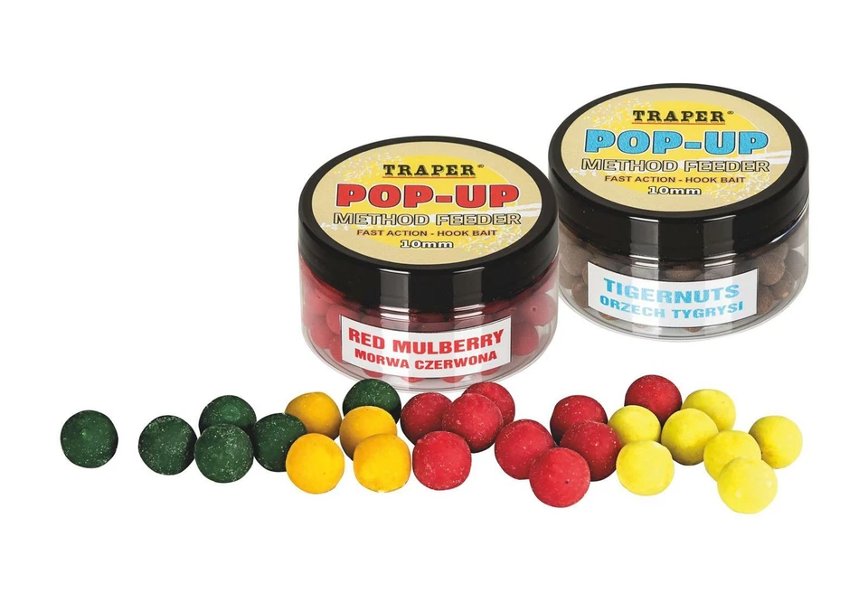 Method Feeder Pop-Up Boilies Traper Hakenpellets 10mm Angelfutter Karpfenköder - Bild 2 von 2