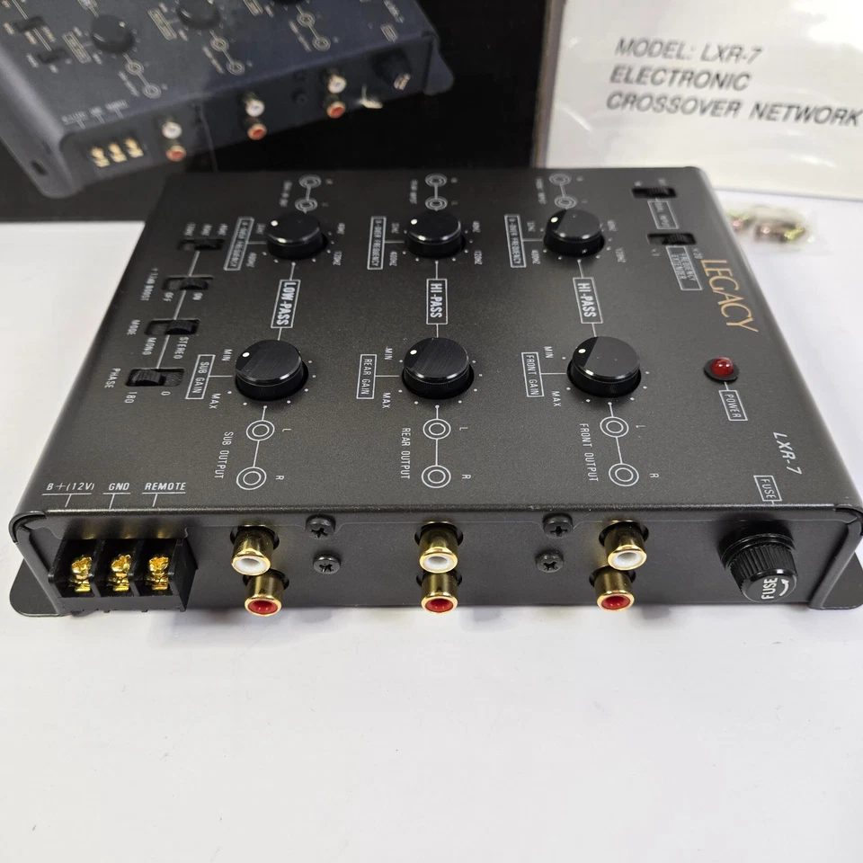 Legacy LXR-7 6 Channel Electronic Crossover Network Optimize Car Audio Quality - Image 2 of 4