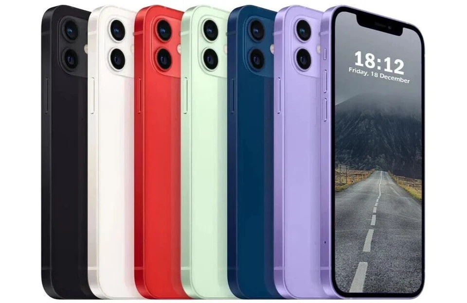 Apple iPhone 12 64GB/128GB/256GB 6.1" Unlocked AU Seller - As New Condition