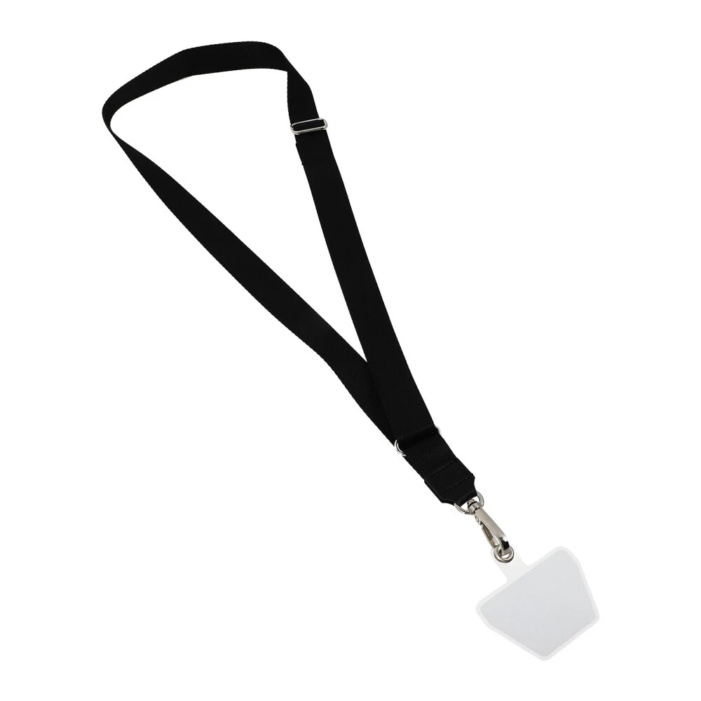 Retractable Phone Lanyard with Patch Neck Strap for Mobile Safety  