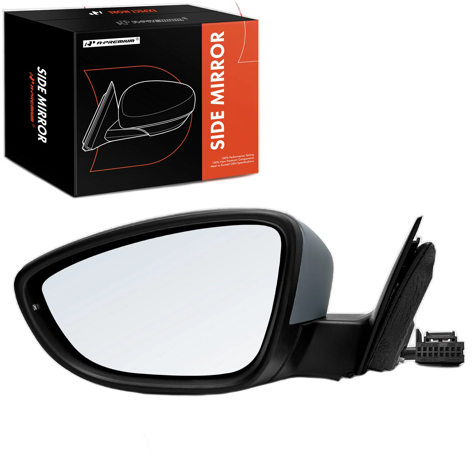 A-Premium Driver Power Adjust Mirror w/ Power Folding for VW Passat 2016-2020