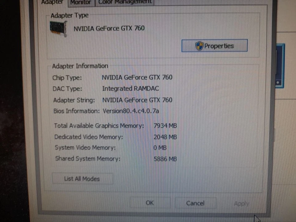 ASUS NVidia GeForce GTX 760 2GB Graphics Card - Image 2 of 4