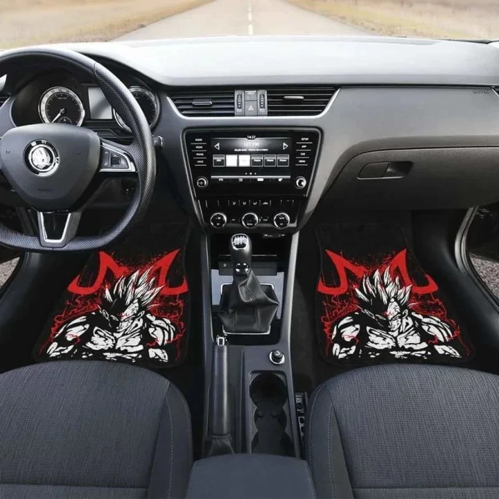 Majin Vegeta Dragon Ball Car Floor Mats Universal Fit Car Accessories