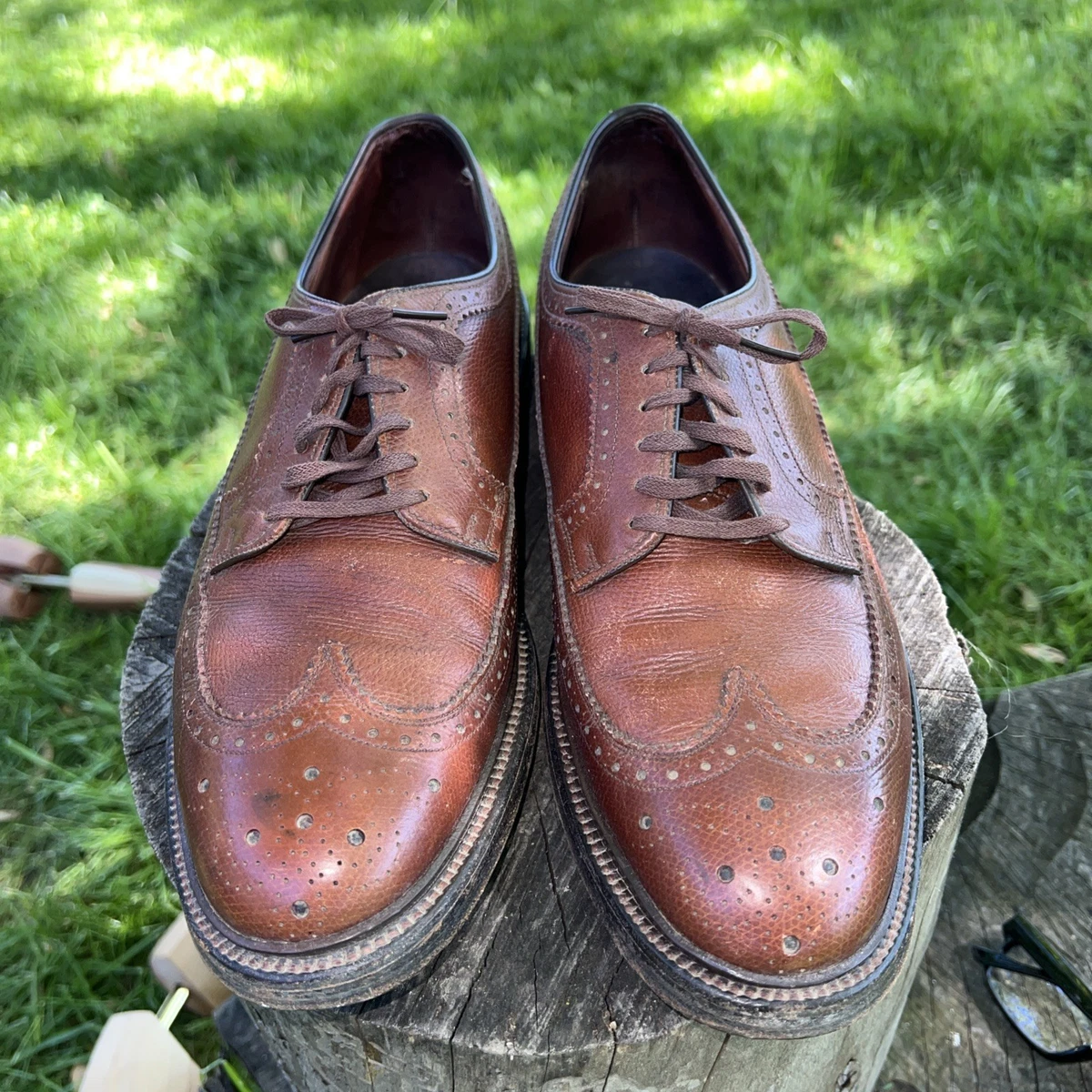 USA製80sヴィンテージ　HANOVER レザーシューズ　グレー　サイズ9D vintage hanover shoes products for sale | eBay