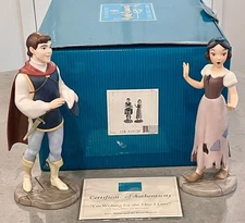 WDCC - Snow White & Prince - I'm Wishing for the One I Love - Figurines w/COA