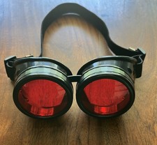 Vintage Victorian Steampunk Goggles Glasses Welding Cyber Punk Gothic Cosplay