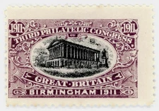 (I.B) Cinderella : 3rd Philatelic Congress (Birmingham 1911) 