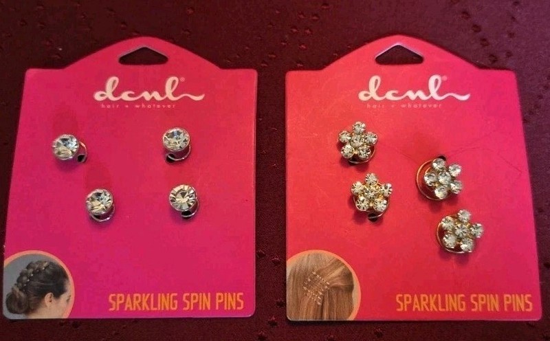 Hair Spin Pins Dcnl Brand Sparkling