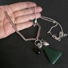 Collana moderna 2008 - quercia fatta a mano - segno distintivo Regno Unito argento 800