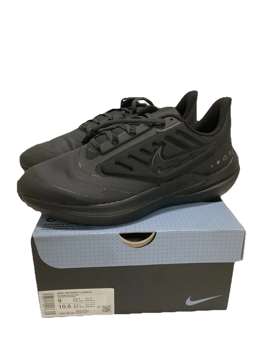 Nike Air Winflo 9 Shield Triple Black for Sale | Authenticity
