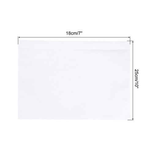 7x10" Transparente Versandtasche für Lieferscheine, 50er Packung, wasserdichte - Bild 2 von 6