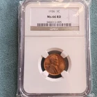 1936 Lincoln Wheat Cent NGC MS 66 RD