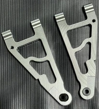 CNC ALLOY FRONT LOWER ARM SET For Duratrax Firehammer Smartech Carson XTM FG 1/5